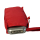 Doppler Mini Slim Damen Taschenschirm - extrem flach - uni rot