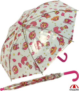Kinder-Stockschirm Regenschirm transparent - Sky rosa