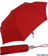Samsonite Taschenschirm Auf-Zu Automatik Alu Drop 3 rot
