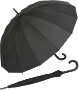 Doppler Herren Regenschirm LONDON 16tlg. schwarz