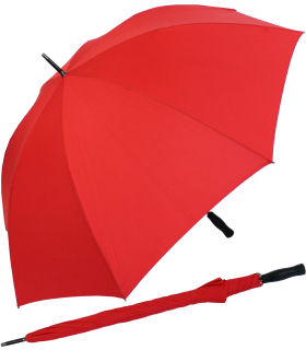 RS-Golfschirm Fiber-XXL extra groß und stabil mit Fiberglas-Streben- rot