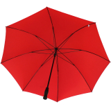 RS-Golfschirm Fiber-XXL extra groß und stabil mit Fiberglas-Streben- rot