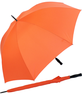 RS-Golfschirm Fiber-XXL extra gro&szlig; und stabil mit Fiberglas-Streben- orange