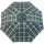 Doppler Manufaktur Regenschirm Kastanie Stützschirm - Karo grün weiss