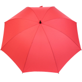 iX-brella Full-Fiber Golfschirm XXL 130cm leicht sturmfest mit Softgriff rot