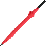 iX-brella Full-Fiber Golfschirm XXL 130cm leicht sturmfest mit Softgriff rot