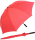 iX-brella Full-Fiber Golfschirm XXL 130cm leicht sturmfest mit Softgriff rot