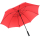 iX-brella Full-Fiber Golfschirm XXL 130cm leicht sturmfest mit Softgriff rot