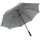 iX-brella Full-Fiber Golfschirm XXL 130cm leicht sturmfest mit Softgriff grau