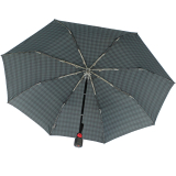 Knirps Regenschirm Fiber T1 Automatik - Sturmsicher Herren  Gents Prints Crossed