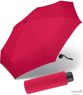 Ultra Mini Taschenschirm Damen Petito klein leicht windfest - red
