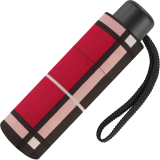 Ultra Mini Taschenschirm Petito klein leicht windfest - checks red