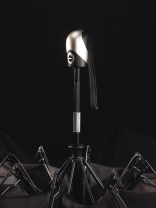 Taschenschirm Damen Auf-Zu Automatik Easymatic leicht stabil windfest - black