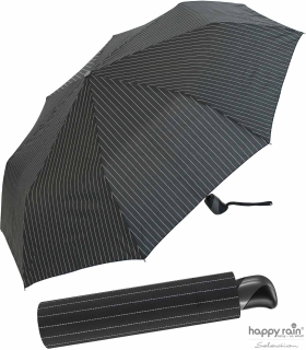 Skoda Automatik Regenschirm Stockschirm Umbrella Simply Clever grau 127 cm