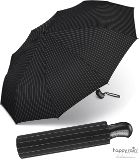 Taschenschirm Auf-Zu Automatik Gents Easymatic leicht stabil windfest - needle stripe