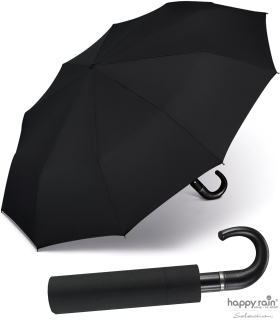 Regenschirm Taschenschirm Auf-Zu Automatik Gents Easymatic leicht stabil black