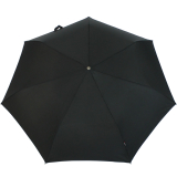 Knirps Regenschirm Slim Duomatic - klein und leicht mit Auf-Zu Automatik - black