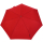 Knirps Regenschirm Slim Duomatic - klein und leicht mit Auf-Zu Automatik - red