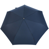 Knirps Regenschirm Slim Duomatic - klein und leicht mit Auf-Zu Automatik - navy