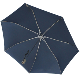 Knirps Regenschirm Slim Duomatic - klein und leicht mit Auf-Zu Automatik - navy