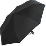 iX-brella first class "Black Edition" edler stabiler Taschenschirm mit Auf-Zu-Automatik - groß-stabil-sturmfest - schwarz