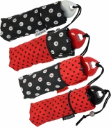 Mini Taschenschirm Damen Joy Heart klein und leicht - Punkte dots