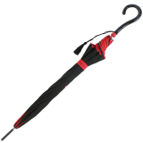 Stockschirm Damen mit Automatik Joy Heart - Question - black-red