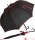 Stockschirm Damen mit Automatik Joy Heart - Question - black-red