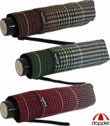 Doppler Mini Taschenschirm Havanna UV-Protect sturmfest...