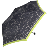 Knirps Regenschirm Mini Taschenschirm Travel klein leicht - flakes black