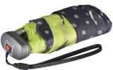 Knirps Regenschirm Mini Taschenschirm Travel klein leicht - flakes black