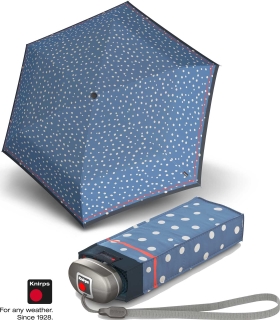 Knirps Regenschirm Mini Taschenschirm Travel klein leicht - flakes blue