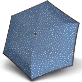 Knirps Regenschirm Mini Taschenschirm Travel klein leicht - flakes blue