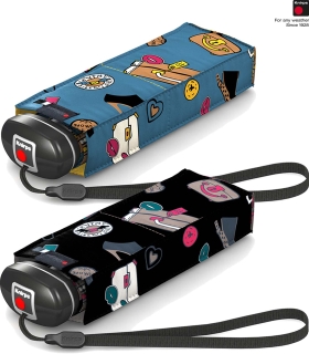 Knirps Regenschirm Mini Taschenschirm Travel klein leicht - miami