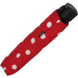 Knirps Regenschirm Fiber T1 Automatik - Sturmsicher - dot art red