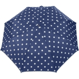 Knirps Regenschirm Fiber T1 Automatik - Sturmsicher - dot art navy