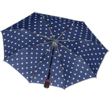 Knirps Regenschirm Fiber T1 Automatik - Sturmsicher - dot art navy