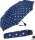 Knirps Regenschirm Fiber T1 Automatik - Sturmsicher - dot art navy