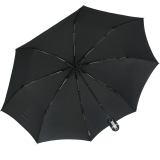 Knirps Regenschirm Taschenschirm Large Duomatic - black