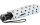 Knirps Regenschirm Taschenschirm Large Duomatic Polka Dots - white-black