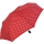 Knirps Regenschirm Taschenschirm Large Duomatic Polka Dots - red-white