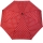 Knirps Regenschirm Taschenschirm Large Duomatic Polka Dots - red-white