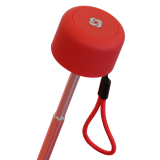 Samsonite Regenschirm Super Mini Taschenschirm mit Tasche Minipli Colori - rot
