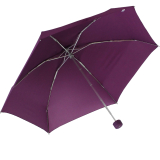 Samsonite Regenschirm Super Mini Taschenschirm mit Tasche Minipli Colori - bordeaux