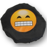 Emoticon Shopper-Bag - Faltshopper - wiederverwendbare Einkaufstasche lustig bedruckt - grin