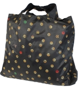 Emoticon Shopper-Bag - Faltshopper - wiederverwendbare Einkaufstasche lustig bedruckt - grin