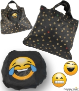 Emoticon Shopper-Bag - Faltshopper - wiederverwendbare...