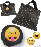 Emoticon Shopper-Bag - Faltshopper - wiederverwendbare...