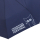 Mini Taschenschirm stabil Auf-Automatik bedruckt  "Katzen haben Personal..." - navy-blau