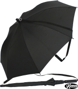iX-brella Umh&auml;ngeschirm Hands-Free - der Automatik-Regenschirm mit Gurt - schwarz